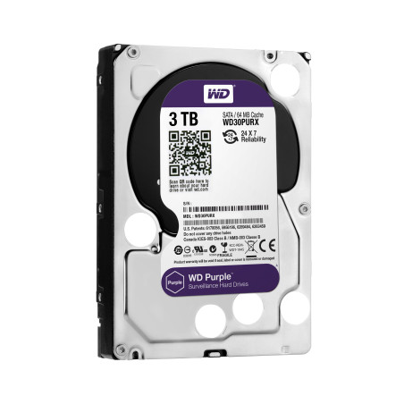 Western Digital Purple 3TB 3.5" 3000 Go Série ATA III