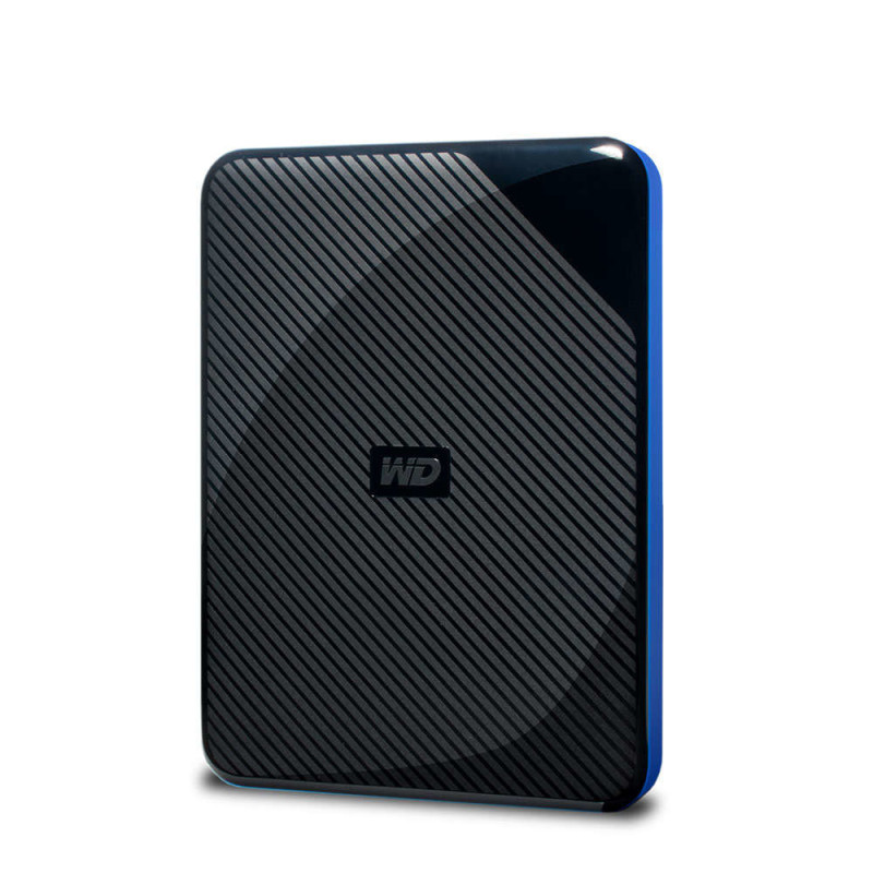 Western Digital WDBDFF0020BBK-WESN disque dur externe 4000 Go Noir, Bleu