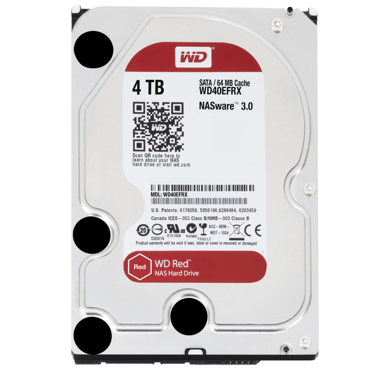 Western Digital Red 4TB 3.5" 4000 Go Série ATA III