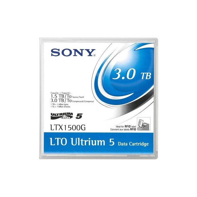 Sony LTX1500GN support de stockage de secours Bande de données vierge 1500 Go LTO 1,27 cm