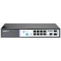 Ernitec ELECTRA-T08 commutateur réseau Géré Gigabit Ethernet (10/100/1000) Connexion Ethernet, supportant l'alimentation via ce