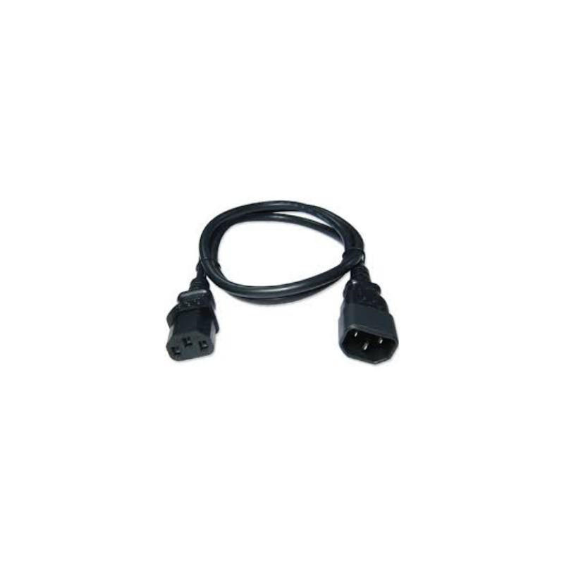 Zebra CS-CAB-IEC-L câble électrique Noir 1 m Coupleur C13 Coupleur C14