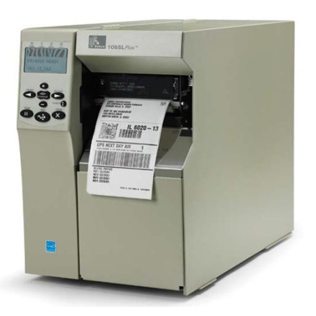 Zebra 105SLPlus imprimante pour étiquettes Thermique direct/Transfert thermique 300 x 300 DPI 254 mm/sec Avec fil &sans fil