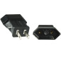 Microconnect PEAUSEUF câble électrique Noir NEMA 1-15P