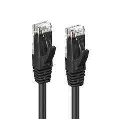 Microconnect CAT6 U/UTP 2m LSZH câble de réseau Noir U/UTP (UTP)