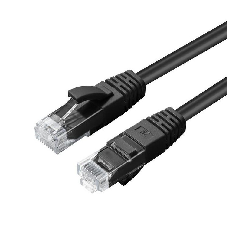 Microconnect CAT6 U/UTP 2m LSZH câble de réseau Noir U/UTP (UTP)