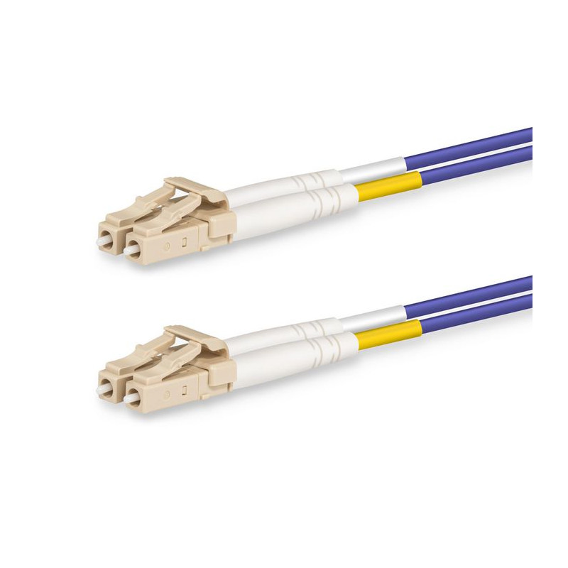 Lanview LVO231811 câble de fibre optique 2 m 2x LC OM4 Violet