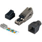 Microconnect KON027 connecteur de fils RJ45 Noir