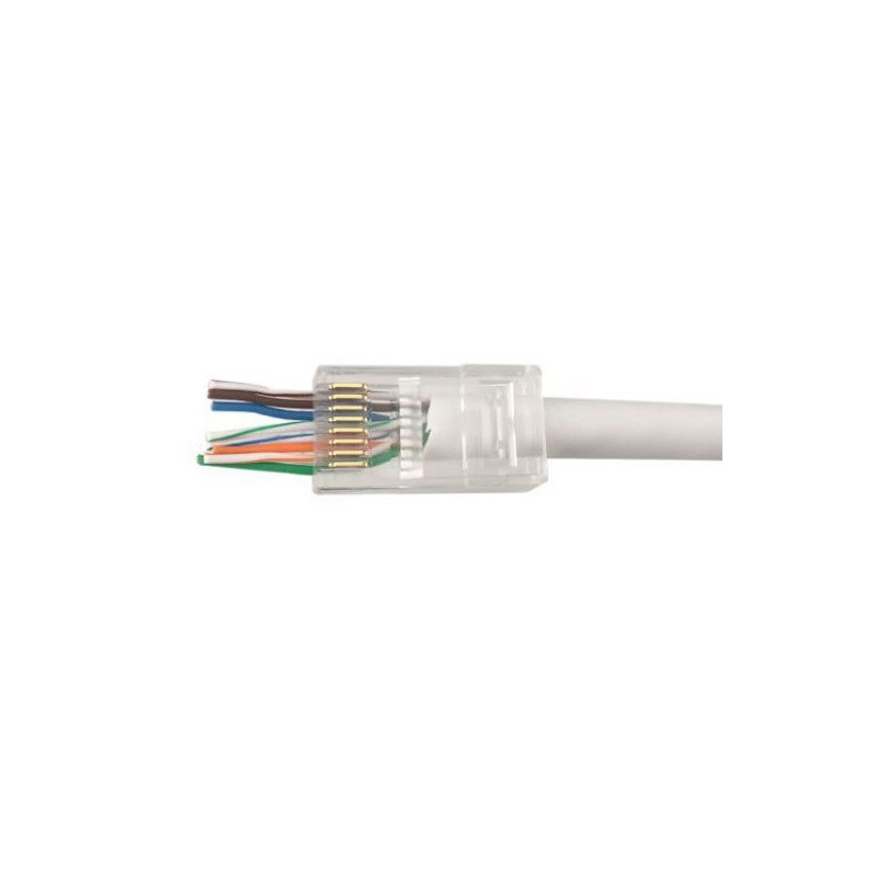 Microconnect KON505-50EZ connecteur de fils RJ-45 Transparent