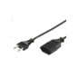 Microconnect PE030818 multiprise 1,8 m 1 sortie(s) CA Noir