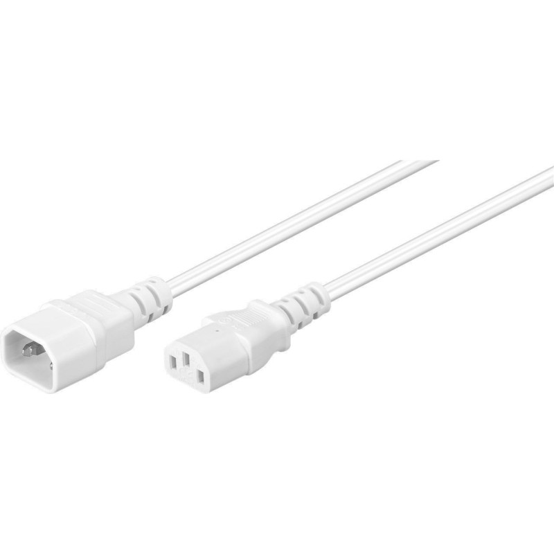 Microconnect PE040630W câble électrique Blanc 3 m Coupleur C14 Coupleur C13