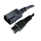 Microconnect PE080610 câble électrique Noir 1 m Coupleur C14