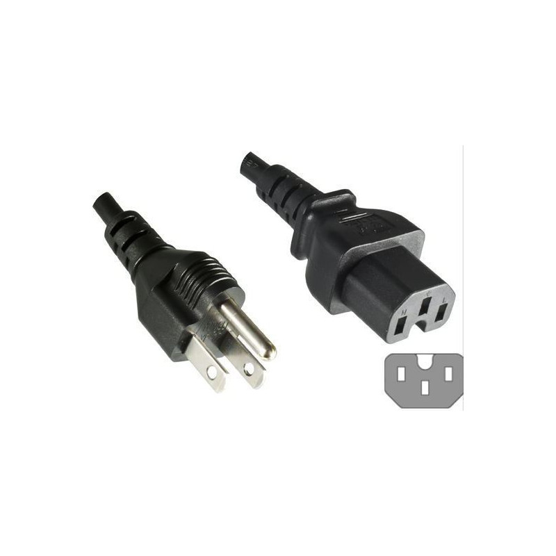 Microconnect PE110618 câble électrique Noir