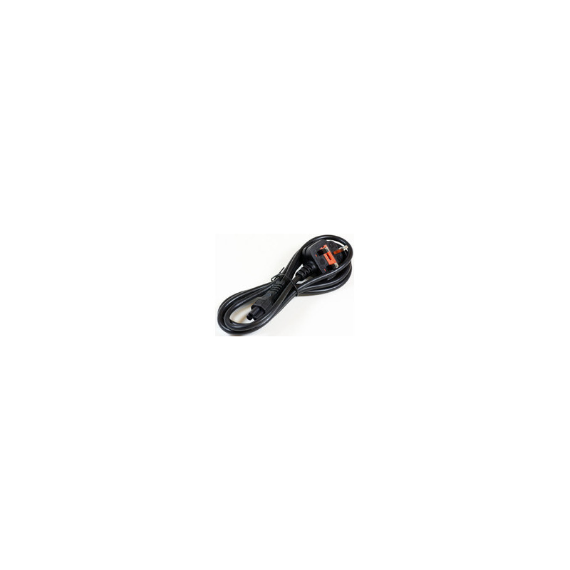 Microconnect PE090830 câble électrique Noir 3 m Prise d'alimentation type G Coupleur C5