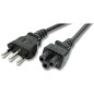 Microconnect PE100830 câble électrique Noir 3 m Coupleur C5