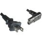Microconnect PE110718A câble électrique Noir 1,8 m Coupleur C7