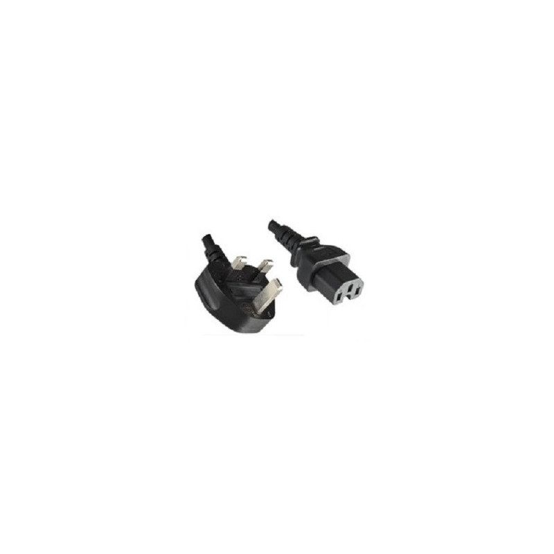 Microconnect BS-1363/C15, 2 m Noir BS 1363 Coupleur C15