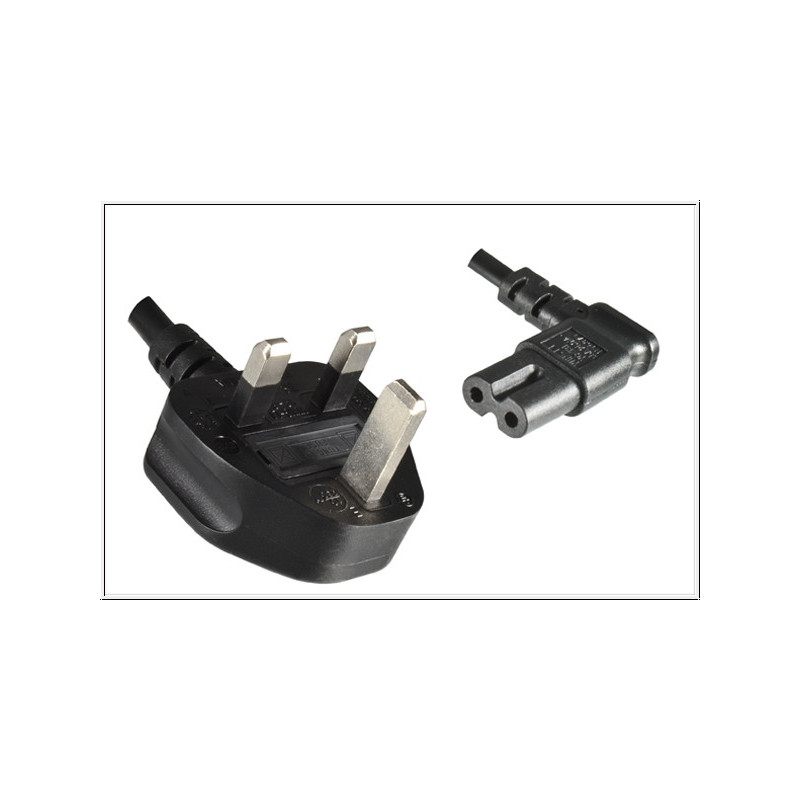 Microconnect PE090718A câble électrique Noir 1,8 m Coupleur C7