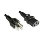 Microconnect PE110430 câble électrique Noir 3 m Prise d'alimentation type B Coupleur C13