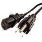 Microconnect PE110418 câble électrique Noir 1,8 m Prise d'alimentation type B Coupleur C13