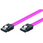 Microconnect SAT15005C câble SATA 0,5 m Rose