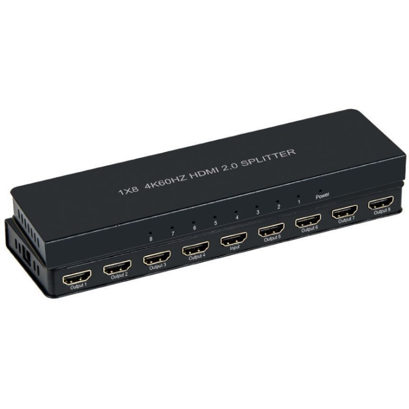 Microconnect MC-HMSP108S répartiteur vidéo HDMI 8x HDMI