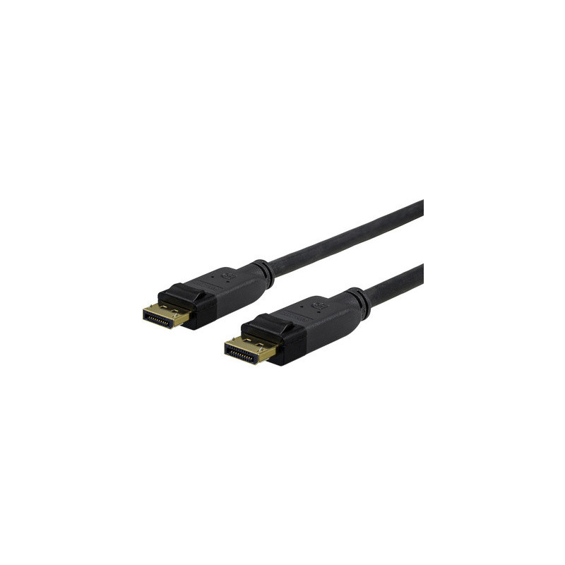 Vivolink PRODP15 câble DisplayPort 15 m Noir