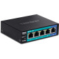 Trendnet TE-GP051 commutateur réseau Non-géré Gigabit Ethernet (10/100/1000) Connexion Ethernet, supportant l'alimentation via