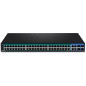 Trendnet TPE-5048WS commutateur réseau Géré Gigabit Ethernet (10/100/1000) Connexion Ethernet, supportant l'alimentation via ce
