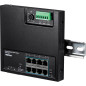 Trendnet TI-PG102F commutateur réseau Gigabit Ethernet (10/100/1000) Connexion Ethernet, supportant l'alimentation via ce port
