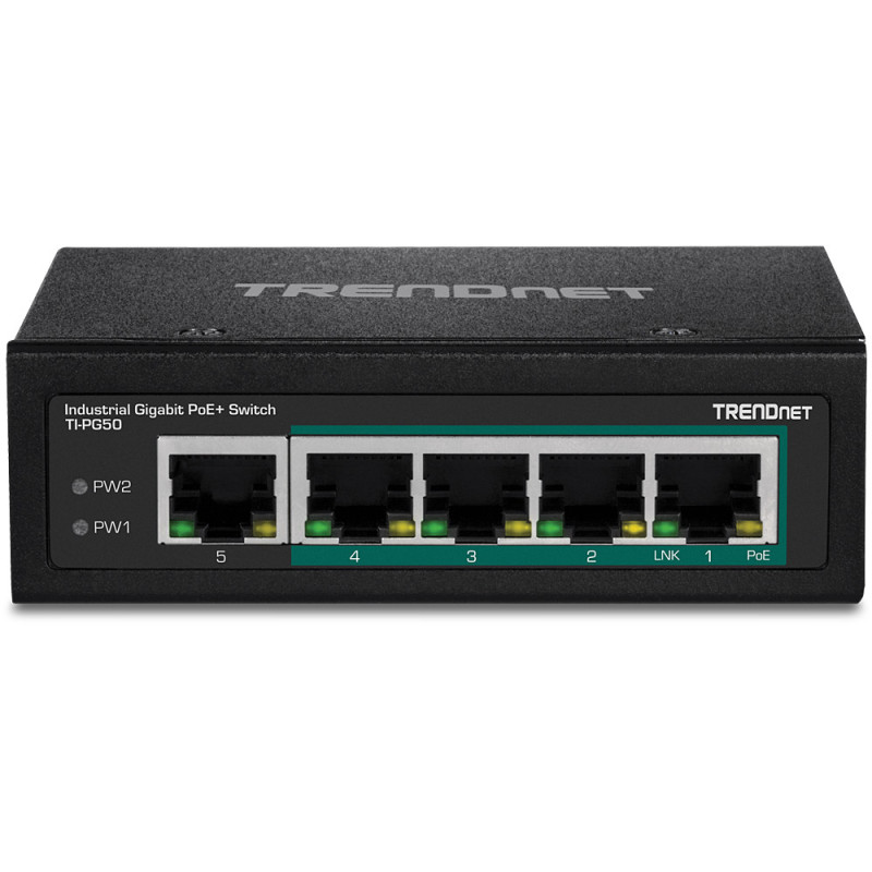 Trendnet TI-PG50 commutateur réseau Non-géré Gigabit Ethernet (10/100/1000) Connexion Ethernet, supportant l'alimentation via