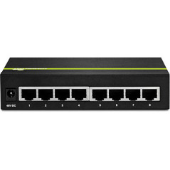 Trendnet TPE-TG44G commutateur réseau Non-géré Connexion Ethernet, supportant l'alimentation via ce port (PoE) Noir