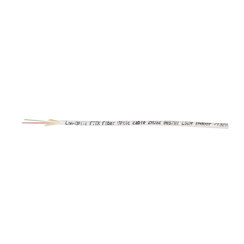 Lanview LVO232548-200 câble de fibre optique 200 m OS2 Blanc