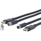 Vivolink PRODPCW7.5 câble vidéo et adaptateur 7,5 m DisplayPort HDMI Noir