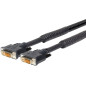 Vivolink PRODVIAM20 câble DVI 20 m DVI-D Noir