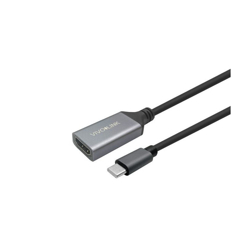 Vivolink PROUSBCHDMIMF2 changeur de genre de câble HDMI Type A (Standard) USB C Noir