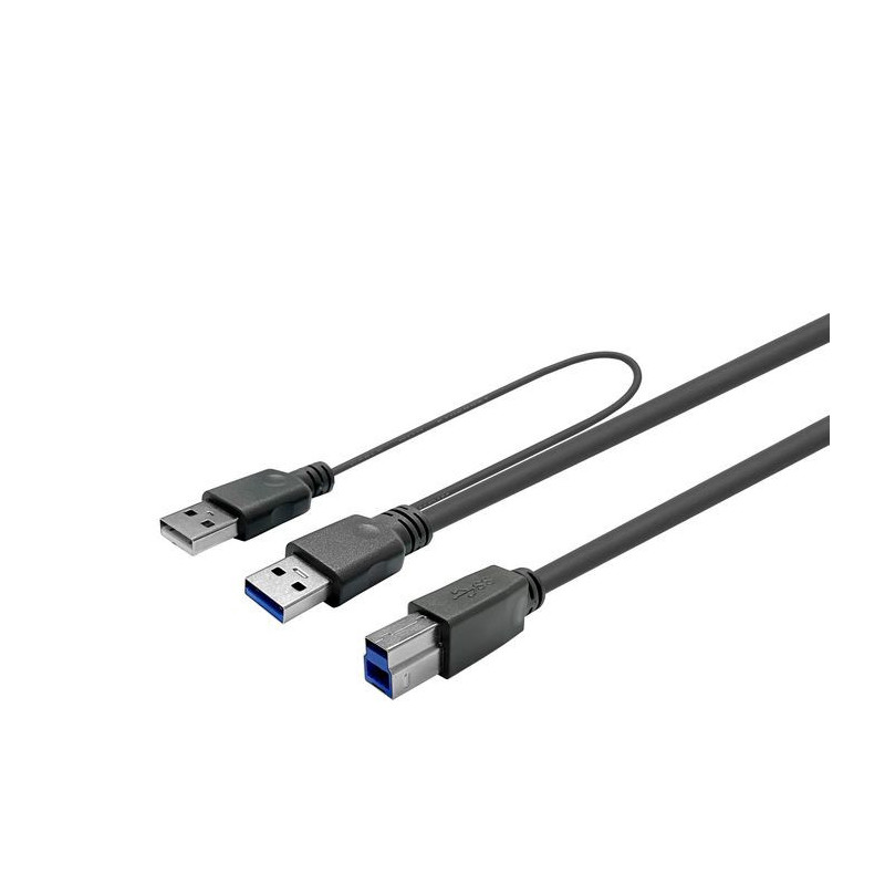 Vivolink PROUSB3AB12.5C câble USB 12,5 m USB 3.2 Gen 1 (3.1 Gen 1) USB A USB B Noir
