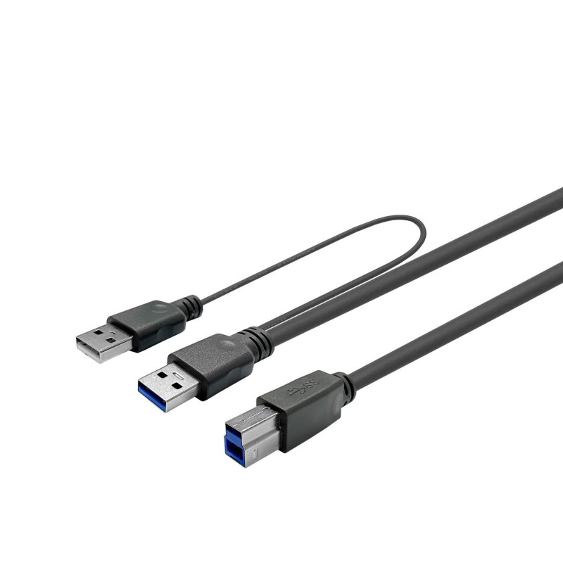 Vivolink PROUSB3AB20C câble USB 20 m USB 3.2 Gen 1 (3.1 Gen 1) USB A USB B Noir