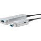 Vivolink PROUSB3AAF40 câble USB 40 m USB 3.2 Gen 1 (3.1 Gen 1) USB A Noir, Gris