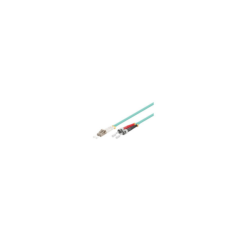Microconnect 7m LC/PC-ST/PC Multimode LSZH câble de fibre optique OM3 Bleu