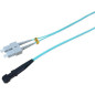 Microconnect FIB322015 câble de fibre optique 15 m SC MT-RJ OM3 Couleur aqua, Bleu