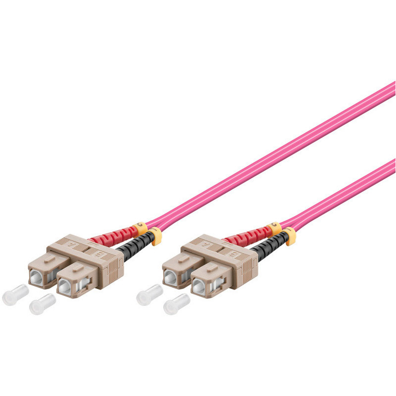 Microconnect FIB222010-4 câble de fibre optique 10 m SC/UPC OM4 Rose