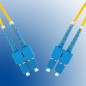 Microconnect SC/PC-SC/PC 5m câble de fibre optique Jaune