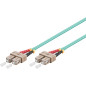 Microconnect FIB2220005 câble de fibre optique 0,5 m SC/UPC OM3 Couleur aqua, Bleu