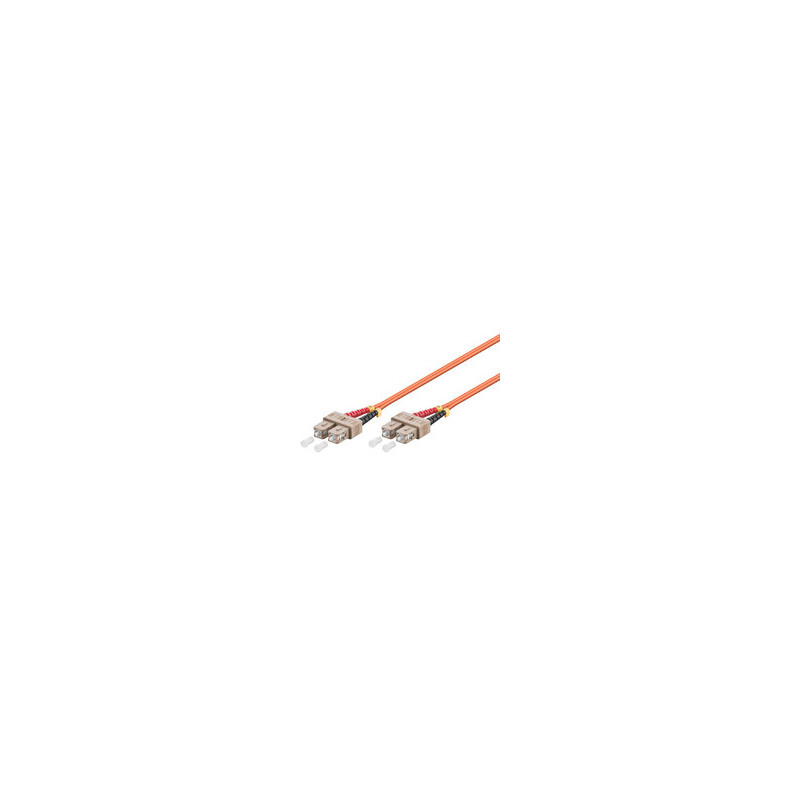 Microconnect 1m SC-SC UPC LSZH câble de fibre optique OM2 Orange