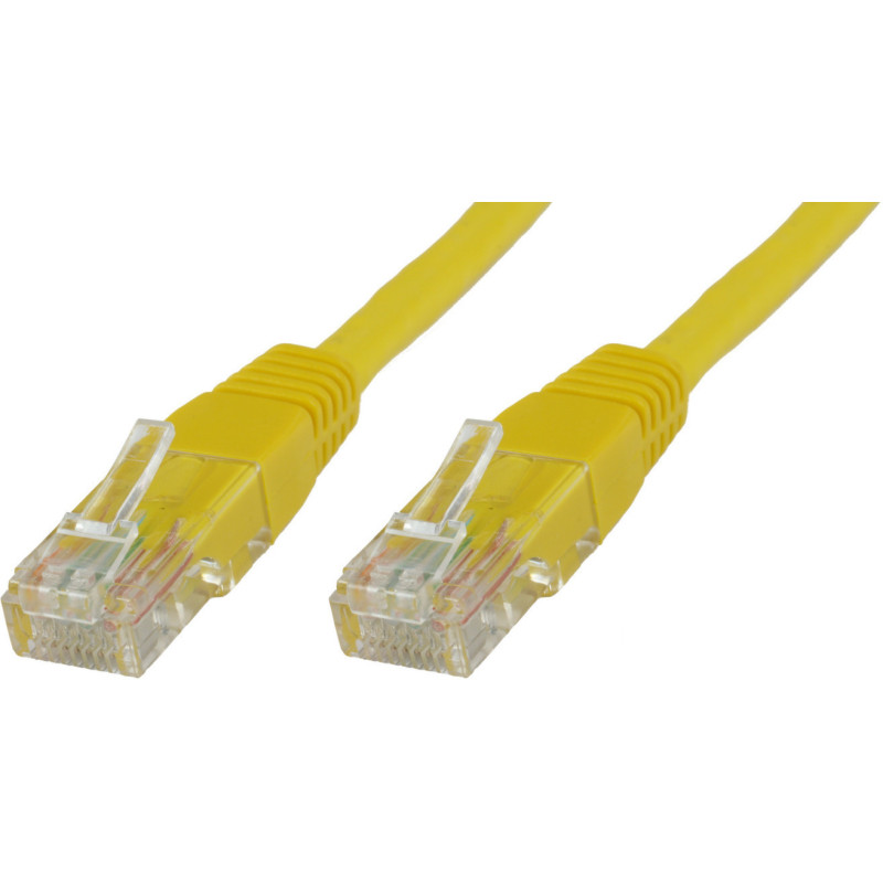 Microconnect UTP515Y câble de réseau Jaune 15 m Cat5e U/UTP (UTP)