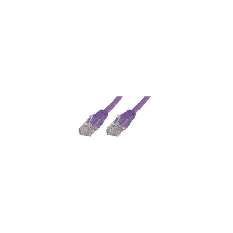 Microconnect 0.3m Cat6 RJ-45 câble de réseau Violet 0,3 m U/UTP (UTP)