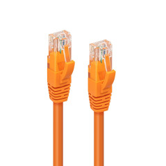 Microconnect MC-UTP6A01O câble de réseau Orange 1 m Cat6a U/UTP (UTP)