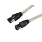 Microconnect MC-SFTP80025 câble de réseau Gris 0,25 m Cat8.1 S/FTP (S-STP)