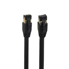 Microconnect MC-SFTP8010S câble de réseau Noir 10 m Cat8.1 S/FTP (S-STP)